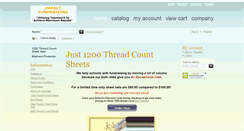 Desktop Screenshot of just1200threadcountsheets.com